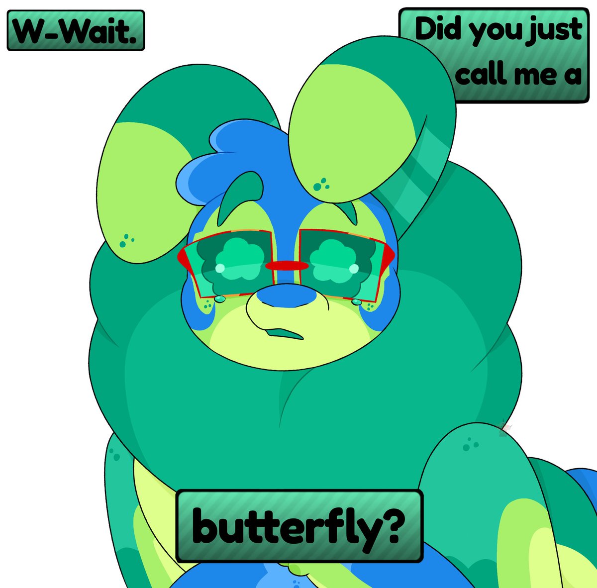 pawzofchaos's tweet photo. (1/2)
had this idea before I read their dialogue so it might not make sense but whatev r #dandysworld #squirm #waxwell https://t.co/DXfuikokOB