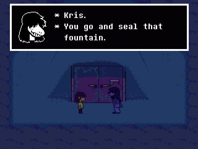 rosebunney's tweet photo. What If Susie Worked With The Knight?

(Chapter 3 Ending Sequence)

#DELTARUNE 

(🧵1/2) https://t.co/HLZgWwXpXy