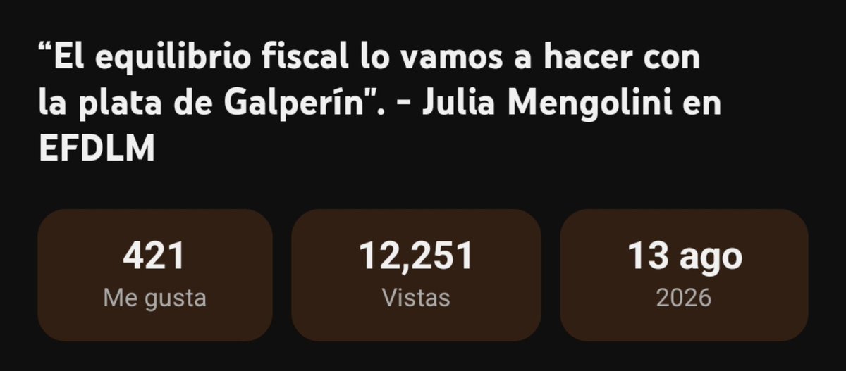 ivancarrino's tweet photo. Otro mensaje tranquilizador para los inversores. https://t.co/MMfDyErfGY