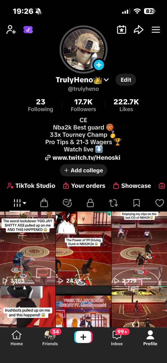 Henoskii's tweet photo. @Ronnie2K I would like a shot at Early Access I make content on TikTok! It would be a great opportunity to show what I am built of! @NBA2K @Beluba https://t.co/7rg5n9yM5a