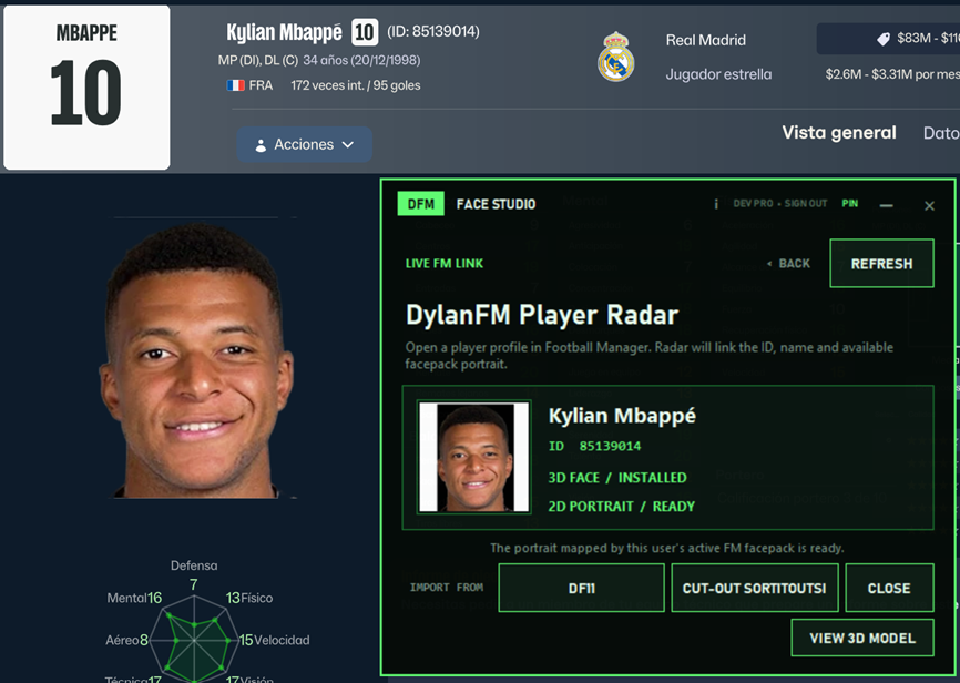 DylanFM23's tweet photo. 🚀 DylanFM FaceStudio 1.0.20 is now live!

✅ More reliable Player Radar and portrait detection
✅ Import 2D portraits from DF11 or Sortitoutsi
✅ Safer FREE, PRO photo and Radar generation flows
✅ Fixed updater, cleaner reports and multiple stability improvements
➕ And more!
⚠️ If the update does not open automatically, download it directly from the official website:
🔗 https://t.co/avVfd1yNVU
