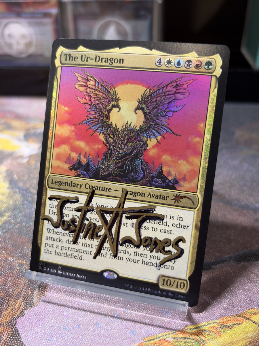 1枚目 始祖ドラゴン/The Ur-Dragon Justine Jones #始祖ドラゴン #EDH