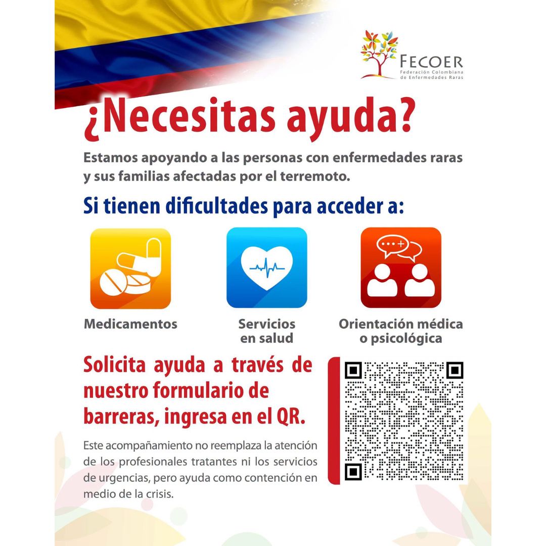 Fecoer's tweet photo. 🚨🇨🇴 ¡Tu apoyo es vital ahora! La solidaridad nos mueve y nos une.

Desde FECOER compartimos puntos de acopio, nuestra cuenta oficial y el formulario para reportar afectaciones y necesidades, con el propósito de apoyar a las personas con enfermedades raras y sus familias afectadas por el terremoto.

💚 Ya hemos recibido varios casos desde diferentes lugares del país que necesitan ayuda.

🙏 Dona, comparte y ayúdanos a llegar más lejos. ¡Contamos con ustedes! 🤝🇨🇴

#FECOER #TerremotoColombia #Solidaridad #JuntosPodemos