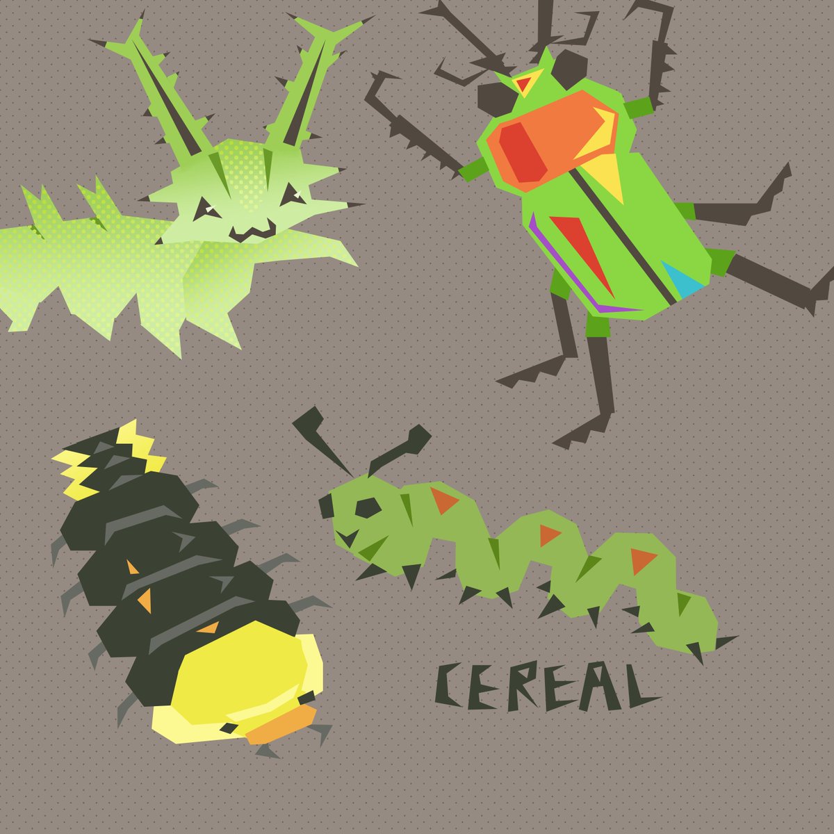 cerealcoded's tweet photo. drew some buges with the polygon tool i downloaded hehehe https://t.co/L1pCm6Uu7S