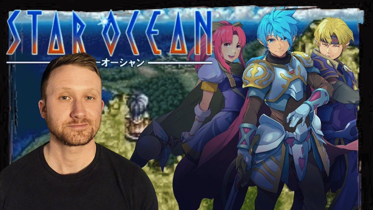 GoforthGabe's tweet photo. Star Ocean is 30 years old this year! 

The original game has become one of my all time favorites. So I made a video talking about it.

Check it out if you'd like :)

#StarOcean #JRPG

Video
https://t.co/8HxsdoEwaE https://t.co/brFXOyOVT1