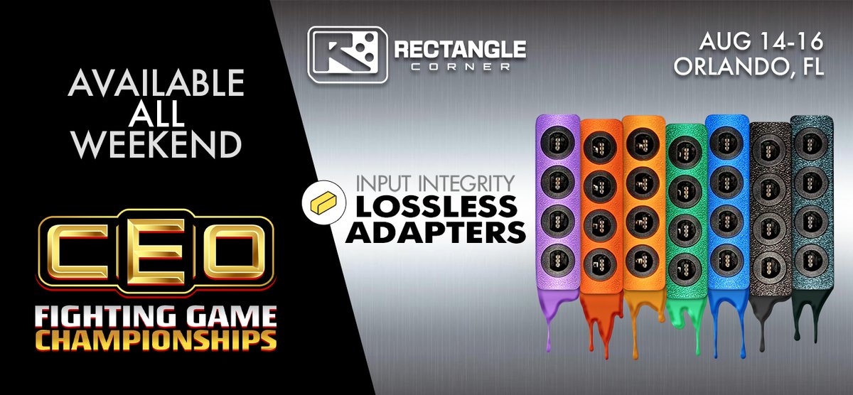 RectangleCorner's tweet photo. It's almost the end of day 2, and if you're still looking for a Lossless Adapter we've got you covered

📍 Available ALL weekend at the Rectangle Corner booth
(while we still have them in stock lol)

#CEO2026 https://t.co/I6APERegkA