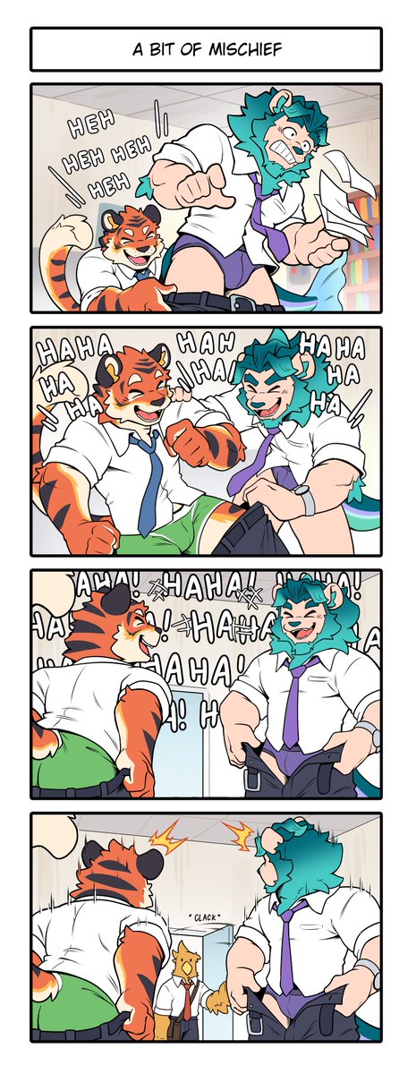 asumono_krom's tweet photo. Back Office Beasts ep 12, "A bit of mischief"

I don't even know what they do at work tbh https://t.co/uDeXTnlObf
