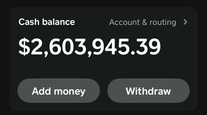 neppy's tweet photo. it's coming, your balance about to hit this. https://t.co/1hfh6Twszy