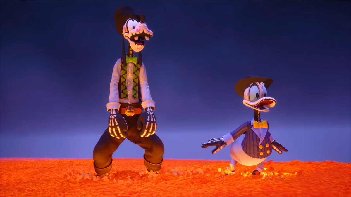 Genki_JPN's tweet photo. Goofy and Donald Duck in the Coco world in Kingdom Hearts 4! https://t.co/2HvIceLoIs
