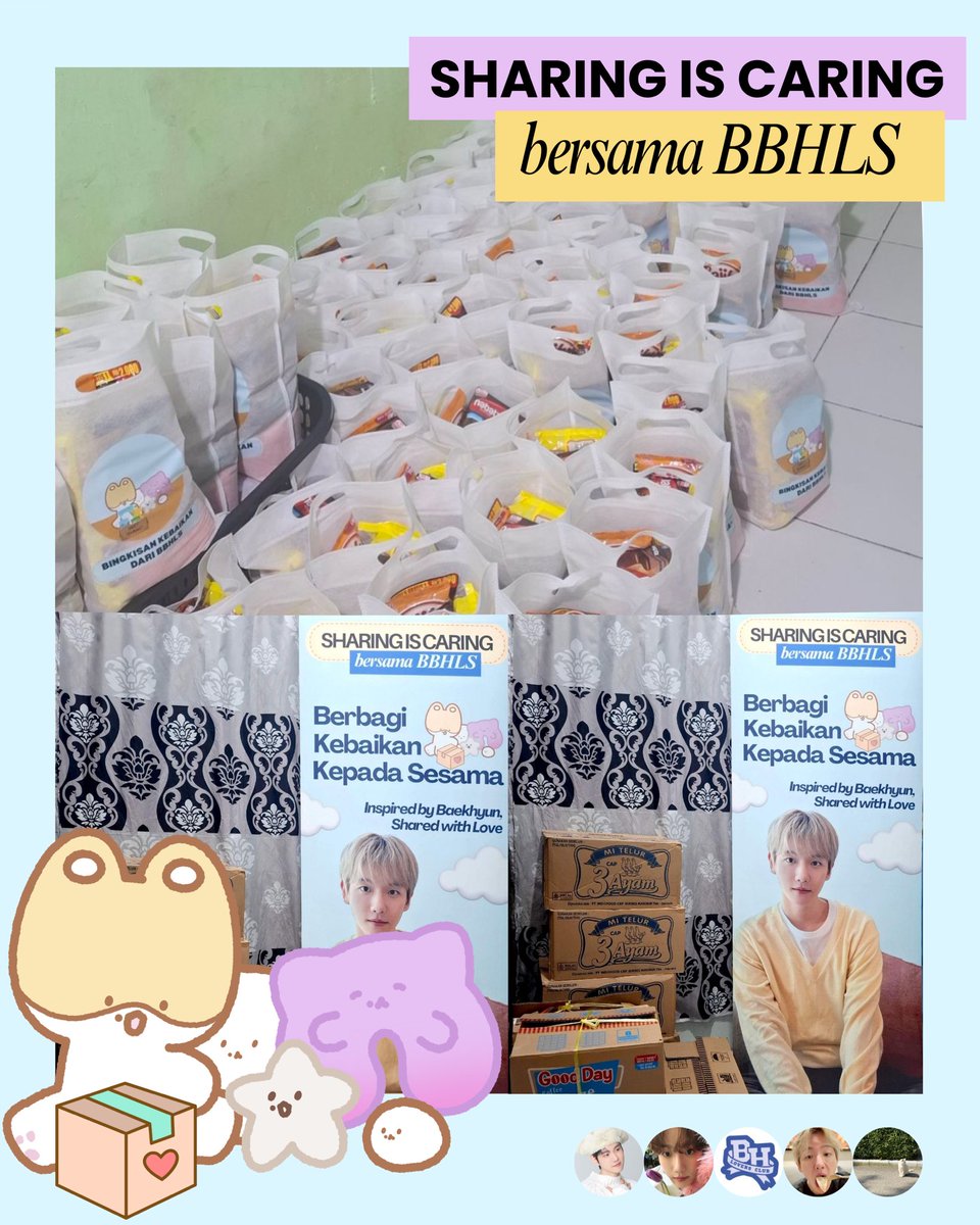endlesslumenB's tweet photo. [UPDATE] SHARING IS CARING bersama BBHLS 🤍

Penyaluran 100 bingkisan kebaikan dari teman-teman BBHLS akan dilaksanakan hari ini 16 Agustus 2026 di Bekasi.

Terima kasih untuk semua yang sudah ikut mendukung &amp; membantu menyebarkan kebaikan ini 🤍

#백현 #Baekhyun @B_hundred_Hyun https://t.co/ekcC8Zezee