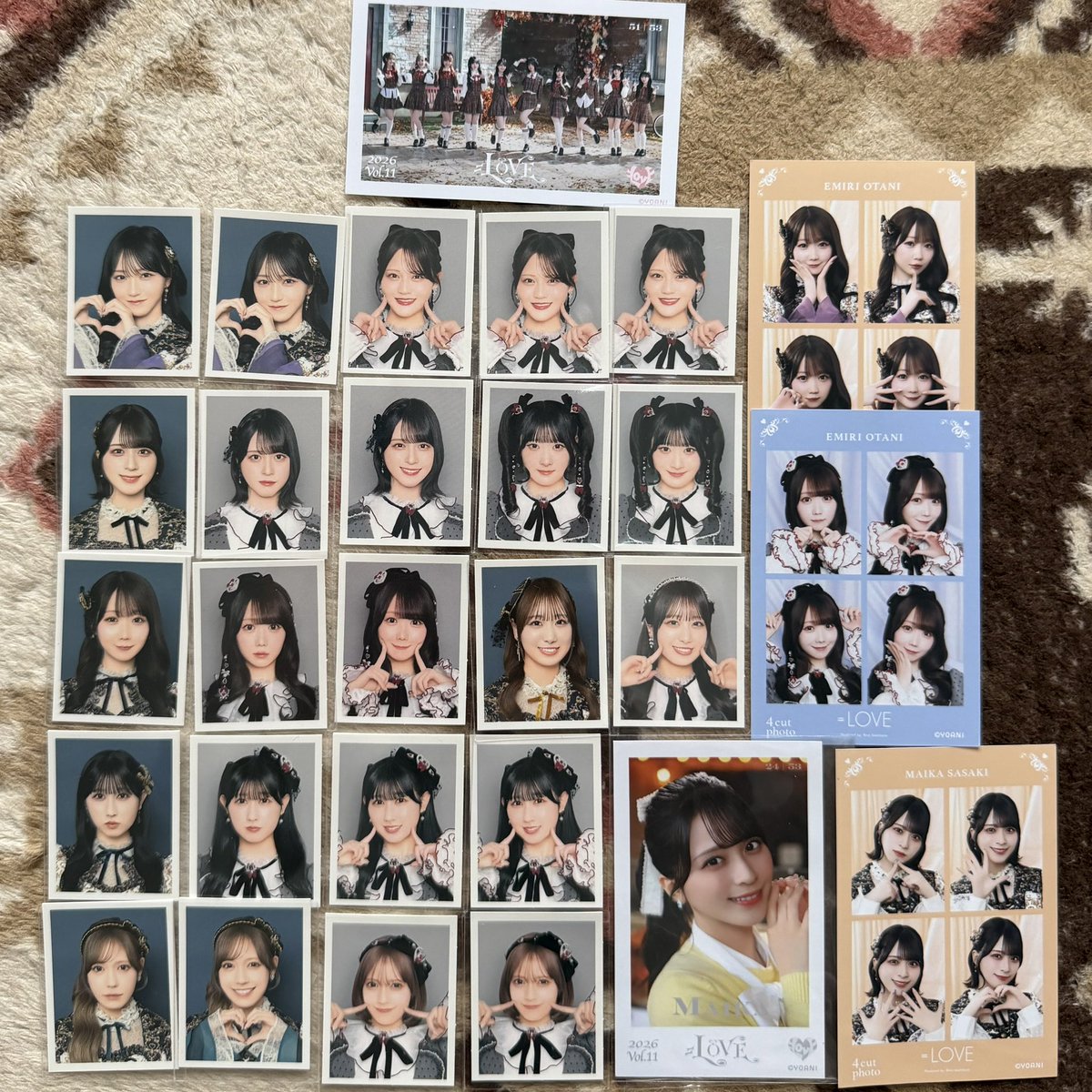 sumichan_02's tweet photo. イコラブ IDフォト 4カットフォト ミニフォト リリイベ トレ 交換

譲:  1枚目　佐々木、大谷、齋藤、音嶋、大場、瀧脇、山本、諸橋

求:  2.3.4枚目⤵︎　野口、髙松の過去物集めてます🙇🏻‍♀️

🎀8/16、9/12.13現地か郵送
🎀過去物未所持多い為、お気軽にお声がけください https://t.co/j0GZBiCQup