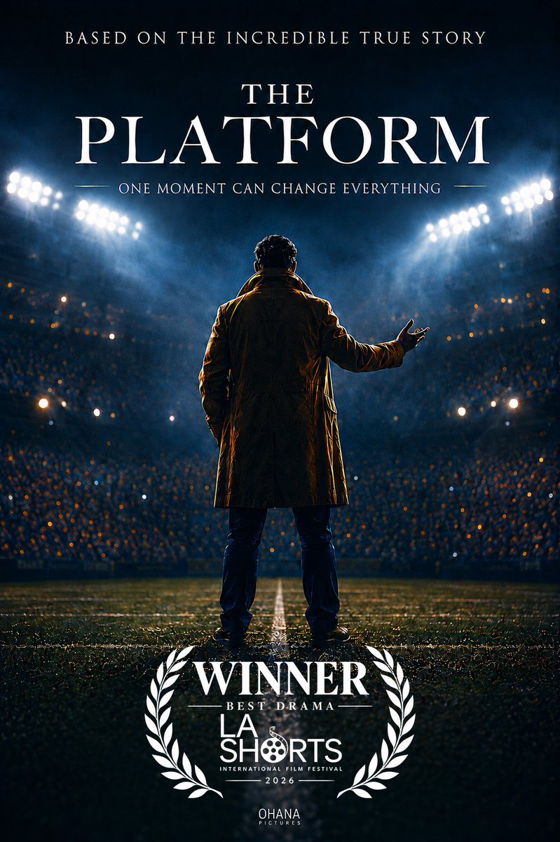 findmac's tweet photo. WONDERFUL WIN IN LA! Congratulations to director Mark Harris, actor Ta'u Pupu'a and the entire team as THE PLATFORM wins Best Drama at the Oscar Qualifying LA Shorts! Honored to be helping Mark as Associate Producer and Film Festival Strategist on this inspiring short film. https://t.co/kgBu8E7Jg7
