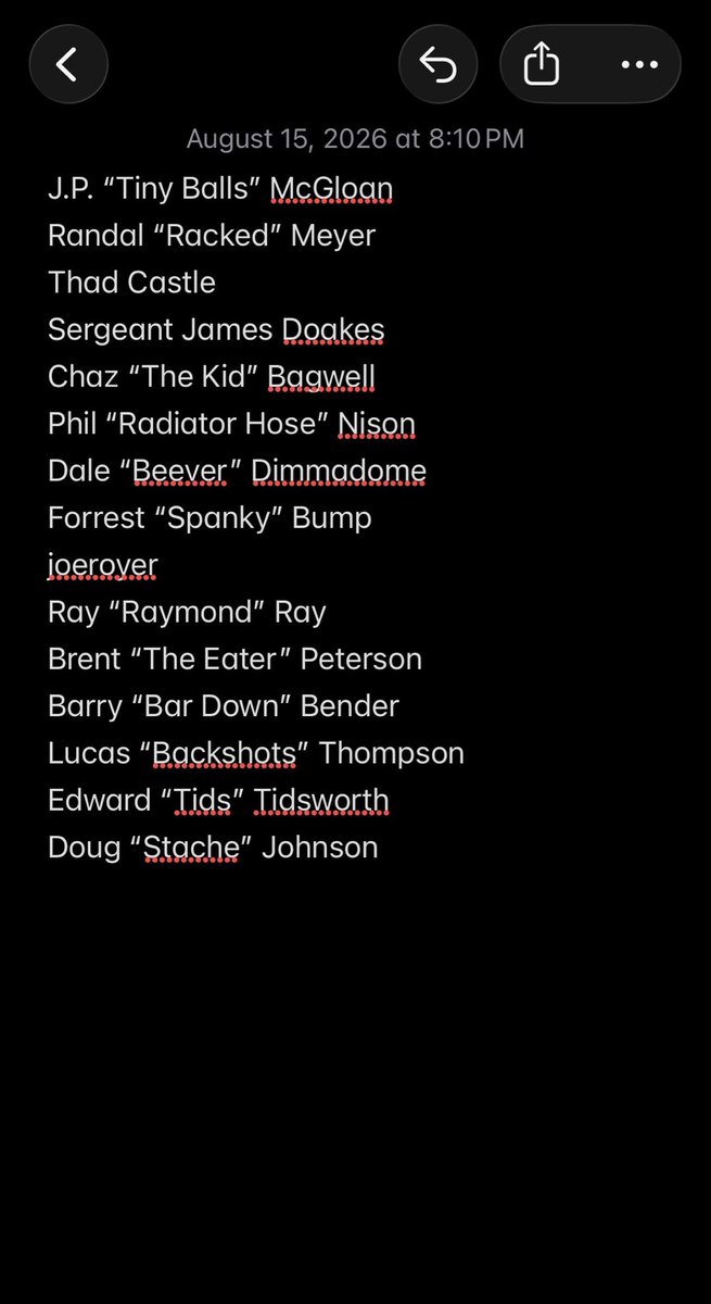 DarylCheeseFlow's tweet photo. A list of burner accounts (in no particular order) I’d trust with my life. https://t.co/3AhxEYNraC