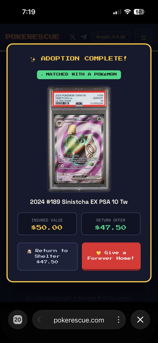 __LaPine__'s tweet photo. It’s the 15th, that means free rips at https://t.co/sLKw7ycSOy if you have wailord status. 

Wailord status = hold 4m $OCTCG as well as a rare membership pass from @OnchainTCG  (os link on next page) 

This months free rip 🤘

Ca: 0xa55e75c879d9f9082bba64eb7f6afede1cdc5a08 https://t.co/ngM6eyRqps