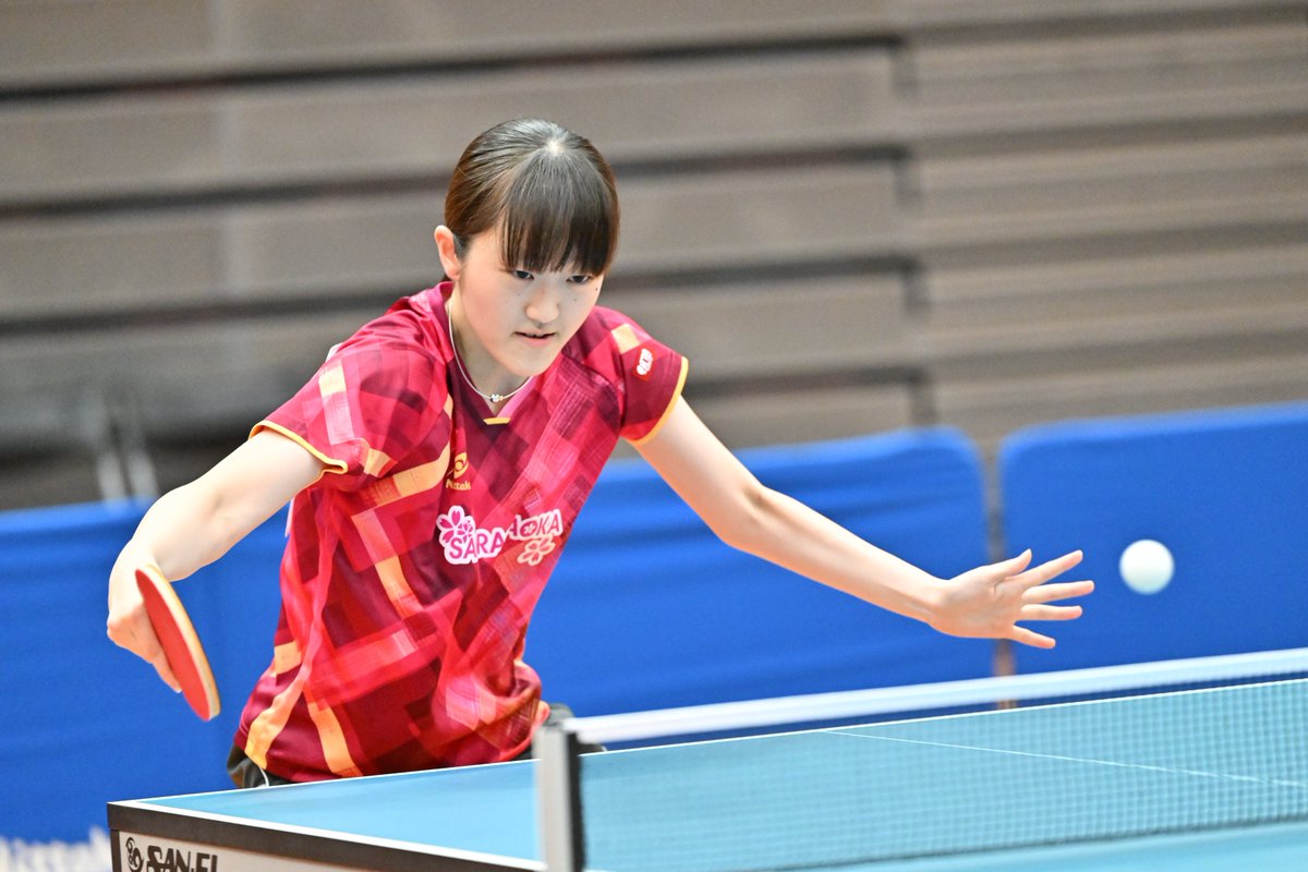 takurepo's tweet photo. #大阪インターハイ #卓球
▼女子シングルス3回戦
岩見百恵（桜丘）　3-0　松本優奈（鎮西学院）

大会4日目はシングルス3回戦からスタート。
前回ベスト16の岩見が、サービスからの速攻で松本をストレートで退け、4回戦へ。

#インターハイ2026 #卓球レポート https://t.co/7aPtMpEixL