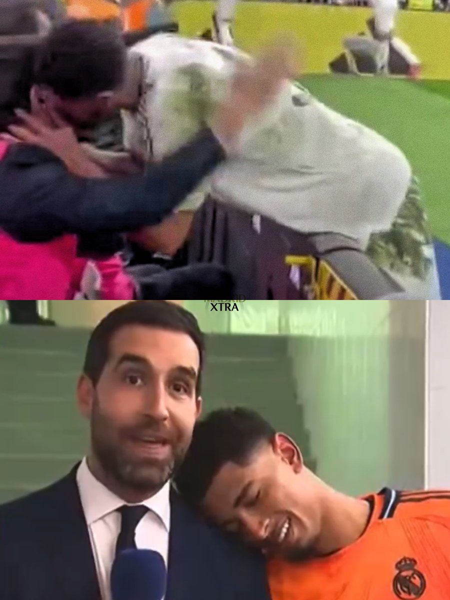 MadridXtra's tweet photo. Jude Bellingham and Victorio (RMTV Presenter). 😂🔙 https://t.co/JLMSFR0lvy