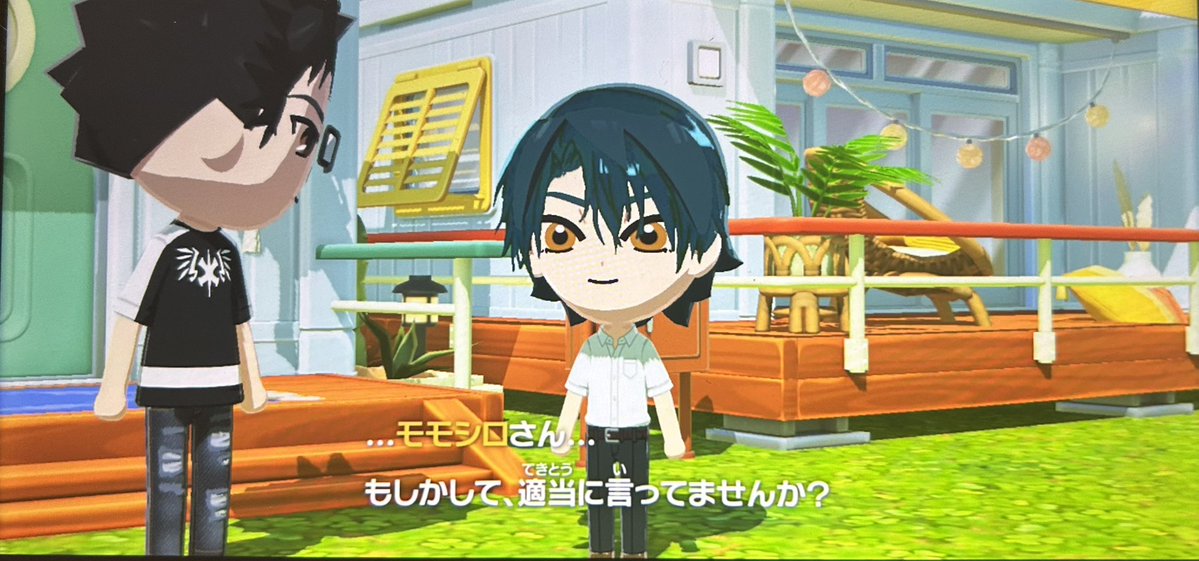 UeF4pl's tweet photo. アニメの桃ちゃんがジャッカルをリョーマと間違えるやつトモコレで再現出来て笑った
1ミリも似てねーだろ
なんか本人もその気になってアップ始めてるし https://t.co/4eRtN48TB3