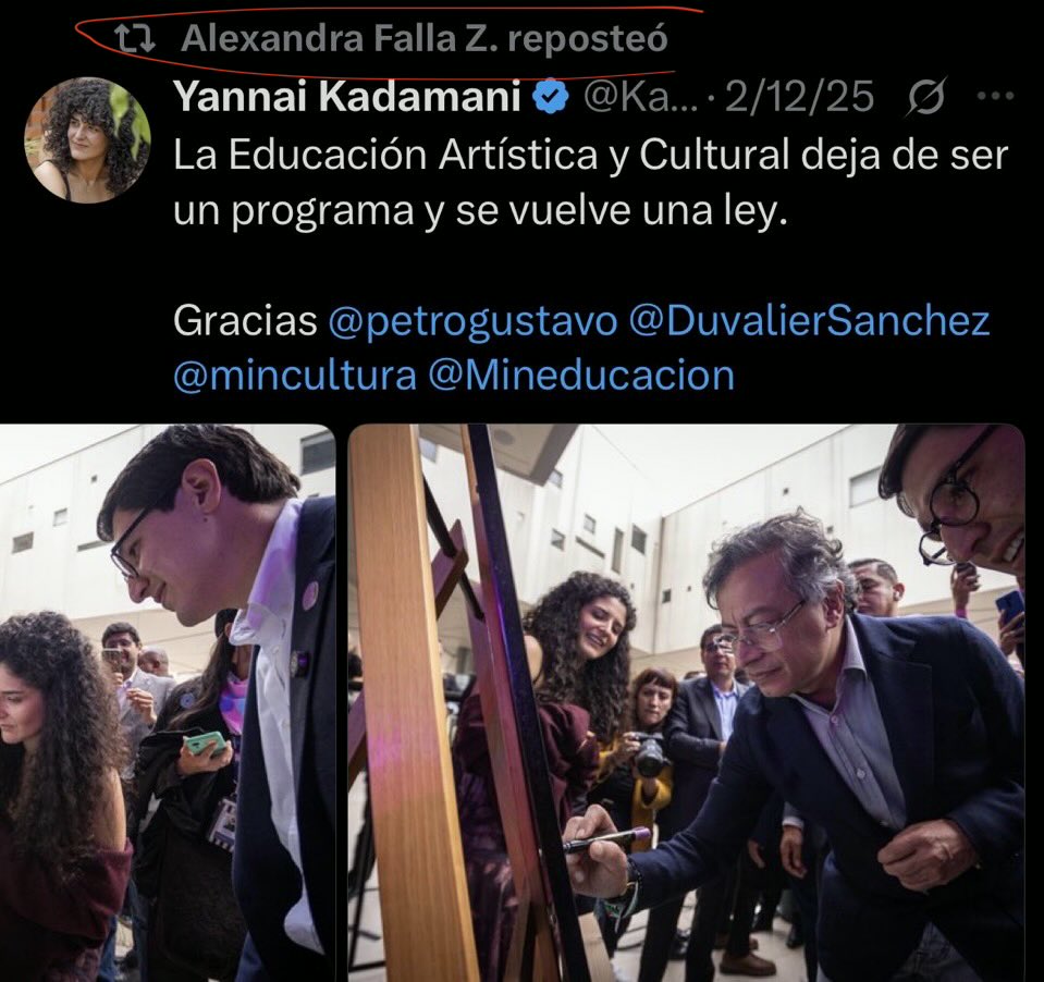 TereSinBlue's tweet photo. @ricarospina @Jovanni96597580 @ABDELAESPRIELLA @Ministerio_TIC @AlexandraFalla @Mineducacion podría ir renunciando la ministra 
no combina https://t.co/O2IBPjawwz