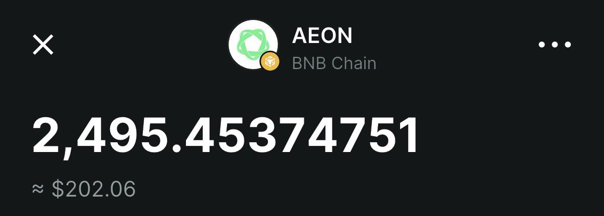 Dokebi88's tweet photo. Tidak 1 tokenpun aku jual, karena aku percaya dengan fundamental $AEON yang sangat solid!
Jangan fade!

@AEON_Community keep building, kamu bisa check X nya tiap hari memberikan perkembangan dan update bagus

Undervalue? ya! sangat jelas

Anyway congrats for $500M volume(a half billion) achivement, just KEEP BUILDING, ignore fuds!
#AEON #AIPayment #x402