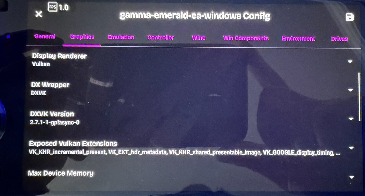 raaven89's tweet photo. @UndreamedPanic @UndreamedPanic here are the configuration I used with my AYN Odin, the picture show what I modified for it to run. https://t.co/PTsvPBcIaS