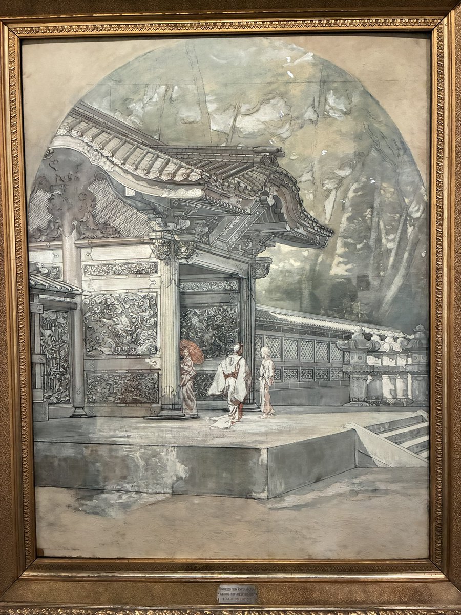 banechara's tweet photo. 【フォンタネージ イタリアの心•心の風景】
京都国立近代美術館にて鑑賞🇮🇹

明治政府が設立した美術学校のお雇い画家、というイメージが固定化されているフォンタネージの人物像に迫った展示🎨

彼が2年間の滞在中に描いた日本人とお寺の絵に特に興奮した🤩デッサン上手！パンフレットも素敵📖 https://t.co/rIgpxTlnEc