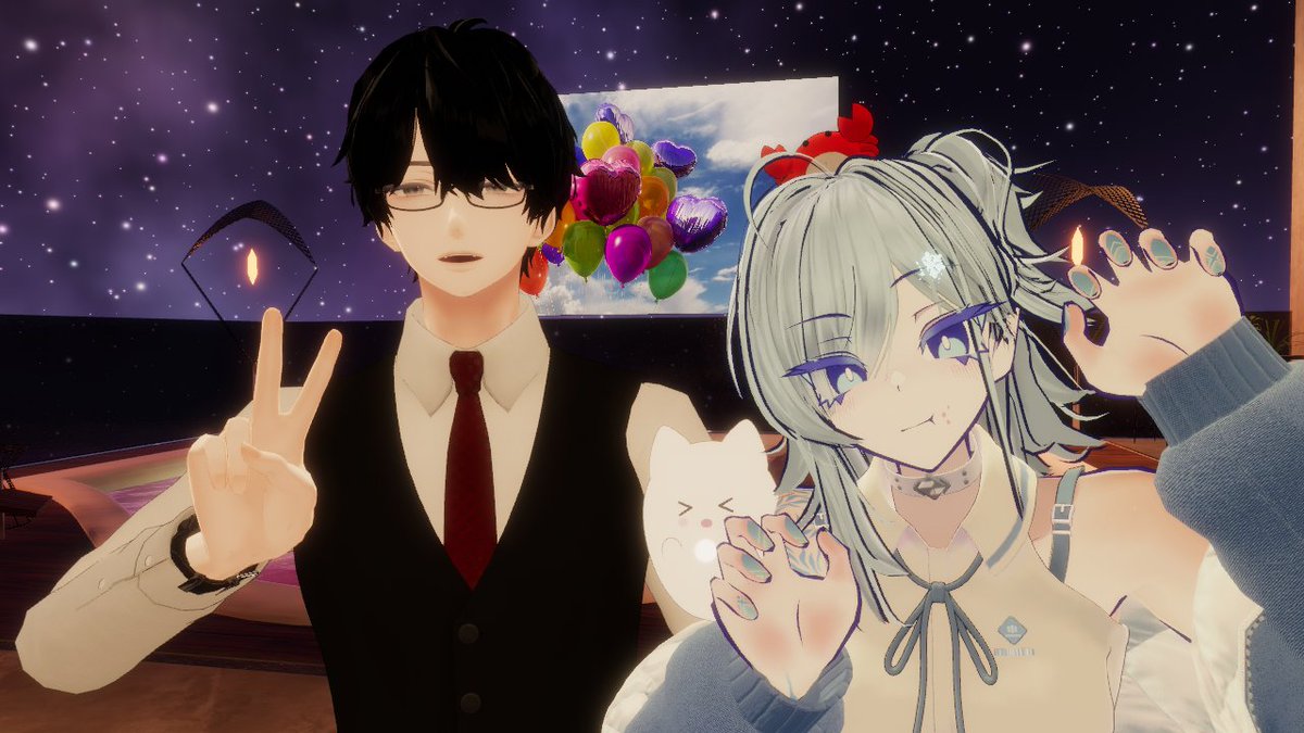 j_pcat's tweet photo. フレンドさんのお誕生日にお邪魔したり。

人が失踪しているとウワサの美術館にお邪魔して参りました！
全体的にバランスの良い難易度で、一部以外はほぼ詰まることなく勧められたと思います。
VRならではの仕掛けも多く、非常に楽しい時間を過ごせました！ https://t.co/QOTpRByz5U