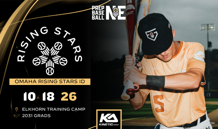 PrepBaseballNE's tweet photo. 𝗢𝗺𝗮𝗵𝗮 𝗥𝗶𝘀𝗶𝗻𝗴 𝗦𝘁𝗮𝗿𝘀 𝗜𝗗✨ 

The road to the 2027 Junior Future Games starts at a 𝗥𝗶𝘀𝗶𝗻𝗴 𝗦𝘁𝗮𝗿𝘀 𝗜𝗗 for the 2031 class.

The Rising Stars ID is an event for the next crop of Nebraska players coming up into the high school ranks. 

🗓️ October 18, 2026
🏟️ Elkhorn Training Camp
📍 Elkhorn, NE
👤 Class of 2031 

ᴍᴏʀᴇ ɪɴꜰᴏ
https://t.co/jre3z7m2p9
