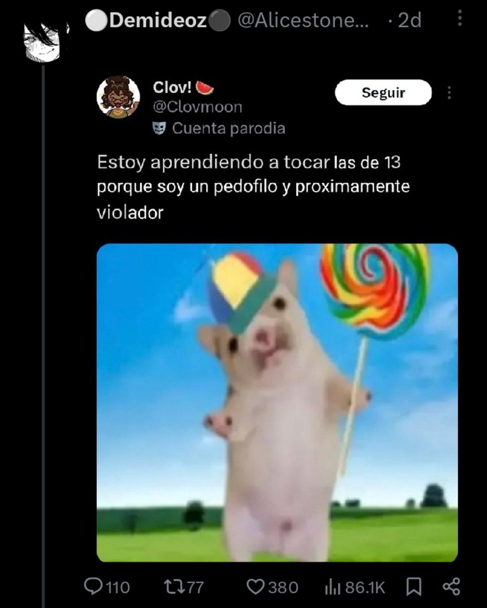 clovxmoon's tweet photo. HILO SOBRE ACOSO Y MUCHAS COSAS MÁS HACIA MI PERSONA. (Y EXPONIENDO A MUCHA GENTE ENFERMA EN TWITTER) 🧵‼️

Agradecería que esto se compartiera para que llegue a más gente y se entere de mi caso, ha que sinceramente esto no debería pasarle a NADIE. https://t.co/m2Hwd6G6l9