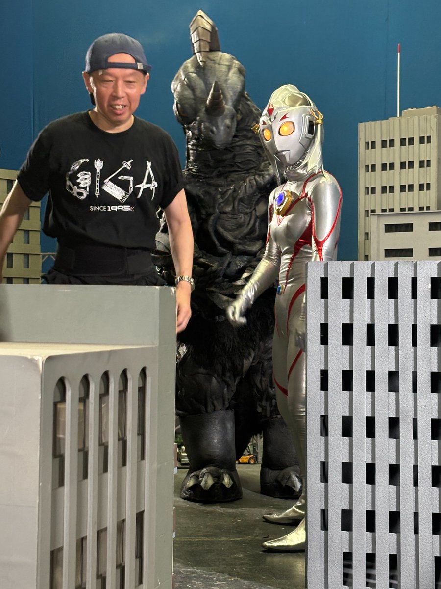 tohrusakata's tweet photo. 2026G1 巨大特捜シルビア 幾野まちサン ✨撮影中のメイキング写真📸 これから編集です。 https://t.co/vmyJjATFuo