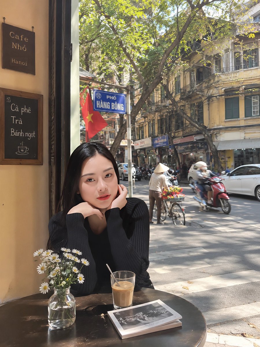 vananh19902's tweet photo. Có những buổi sáng cuối tuần  chẳng cần quá nhiều điều đặc biệt, chỉ cần một góc cà phê nhỏ, chút nắng dịu dàng, một ly cà phê thơm và một người ngồi đối diện để cùng im lặng cũng đủ khiến ngày trở nên thật đẹp. ☕🌿 Người ta nói Hà Nội đẹp nhất khi có nắng, còn em nghĩ Hà Nội đẹp nhất khi có một người chịu ngồi cạnh em thật lâu. Nếu hôm nay anh cũng đang một mình giữa phố phường đông đúc, hay là mình thử gặp nhau một lần? Biết đâu ly cà phê này đang thiếu đúng một người để câu chuyện trở nên thú vị hơn… ❤️
