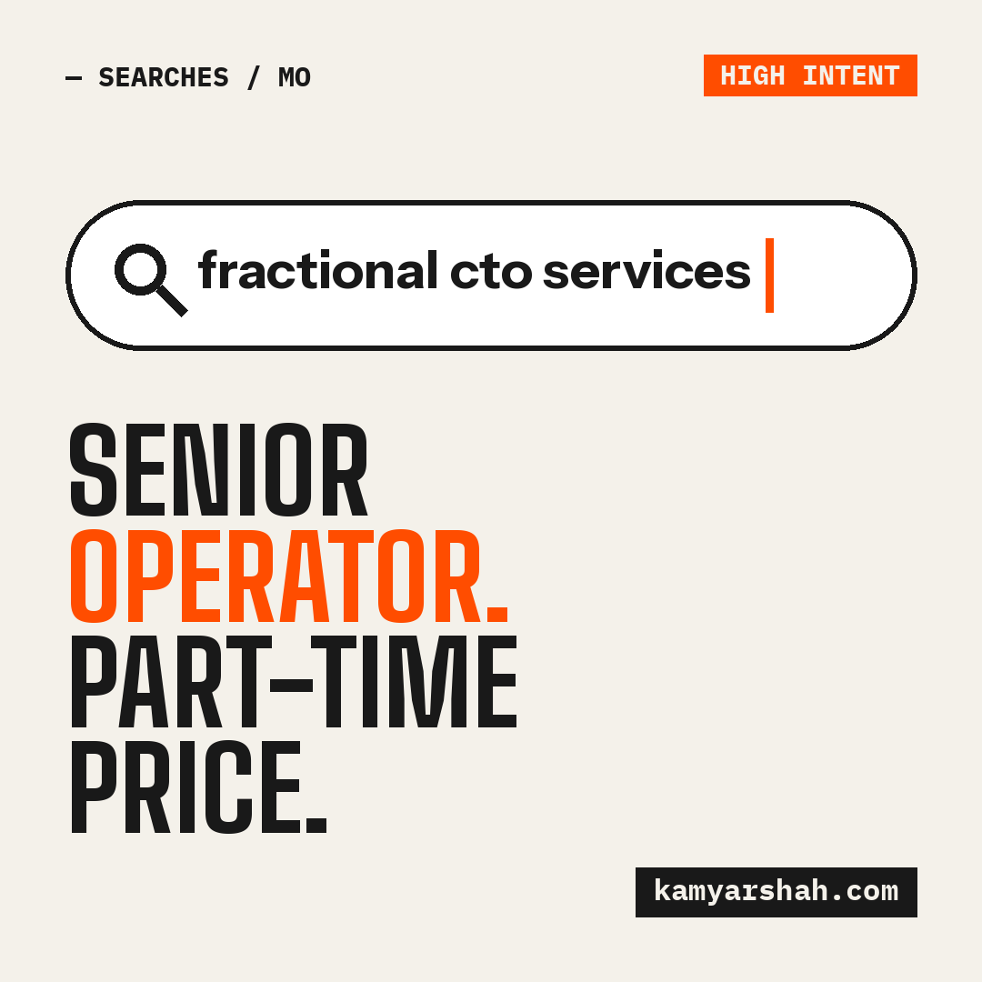 FractionalExecs's tweet photo. A full-time exec runs past $250K before equity. Fractional cto services is scoped to exactly what the business needs right now. https://t.co/xBh660dZBD #FractionalCOO #Operations #Leadership #ScalingUp https://t.co/p43l66THps