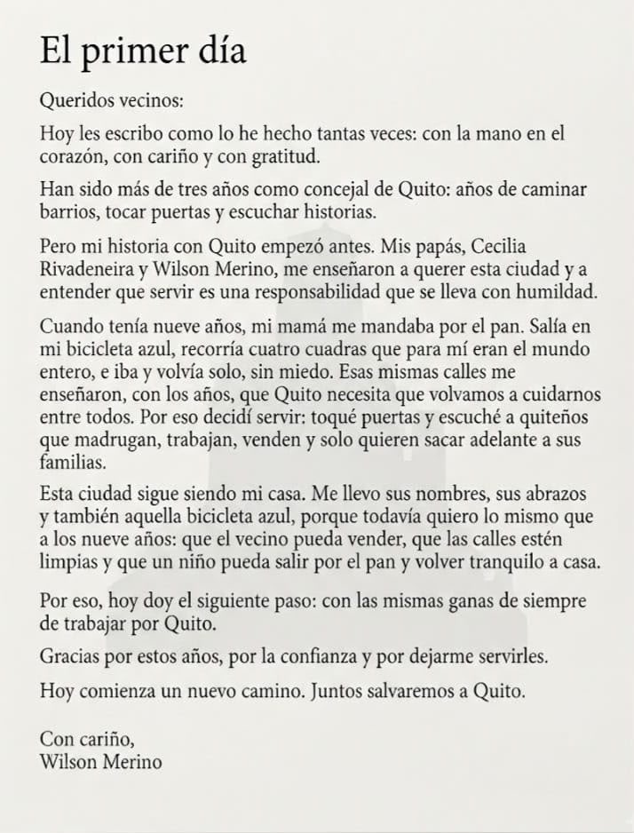 WilsonMerinoR's tweet photo. Juntos, salvemos Quito. https://t.co/HalniVEvYZ