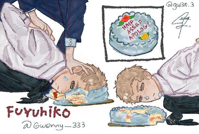 Gwenny_333's tweet photo. Happy birthday my king fuyuhiko
Repost of this art bcs im too kazy to draw anything https://t.co/WGwPyDPu41