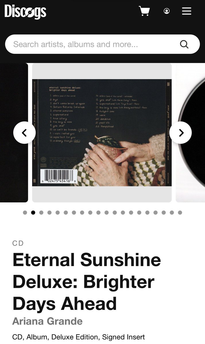 n*n様 Eternal Sunshine Deluxe 限定カラー盤 Eternal Sunshine Deluxe