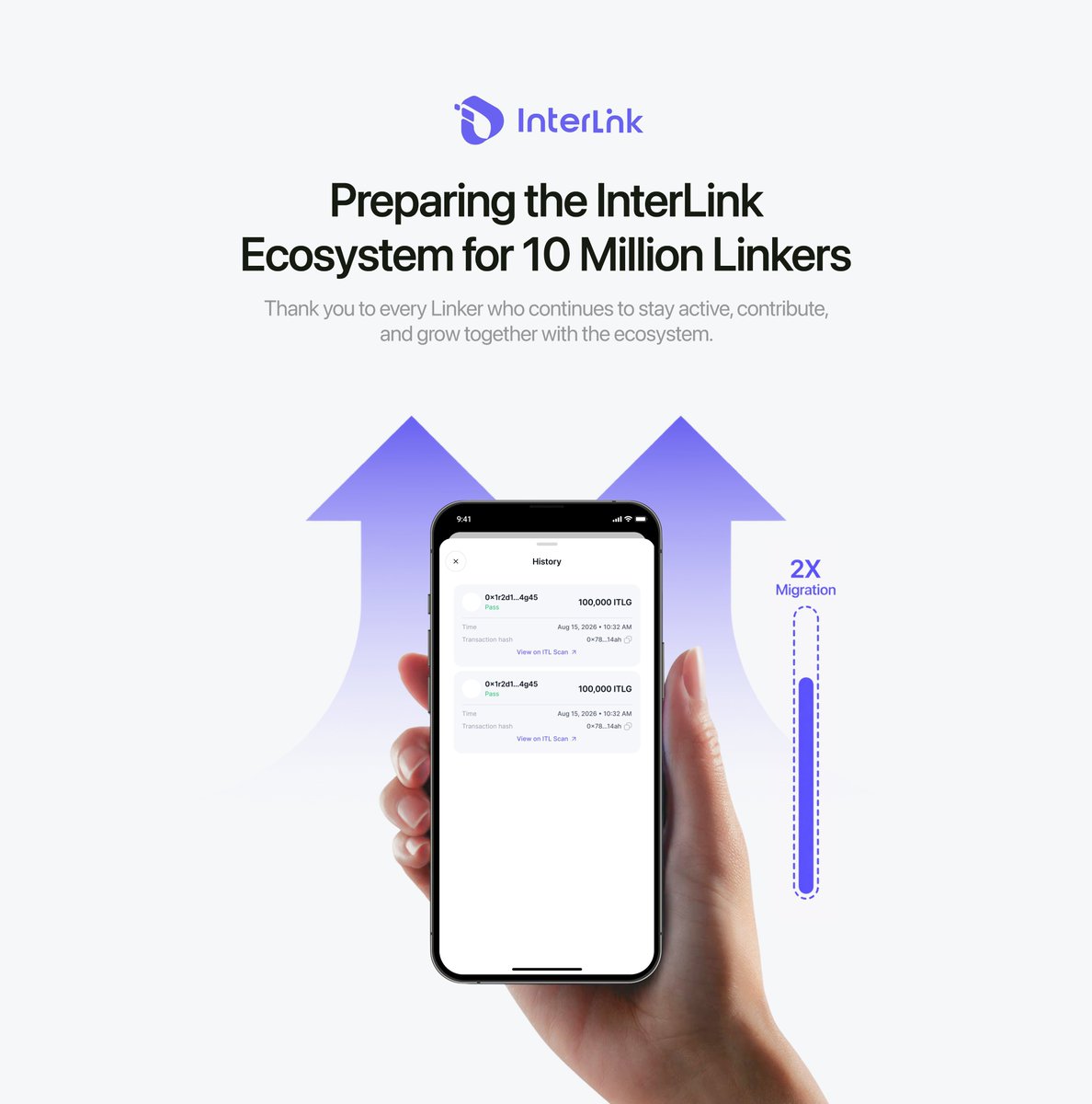 BorderSamb98458's tweet photo. 🚀 2X Migration Push Is Here!

As InterLink approaches 10 million Linkers, the team is scaling migration capacity while strengthening infrastructure for a larger wave of users.

More capacity. Stronger infrastructure. More Linkers ready for the next stage. 🌐🔥

Stay active and keep your metrics strong!

#InterLink #ITLG #ITL #WeAreTheFirst10MLinkers