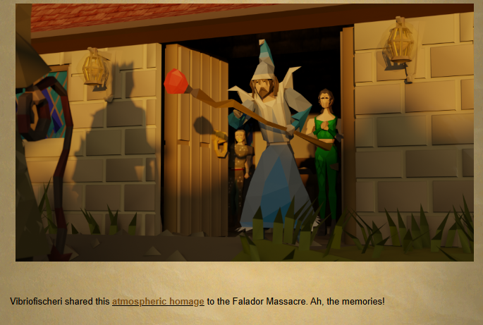 TierZoo's tweet photo. My artwork got featured in the latest Old School RuneScape community spotlight! https://t.co/ZWVIhadeSG