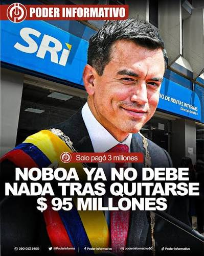 CondorMensajero's tweet photo. @politikcorrecta @rossignoli_c @PazJervis @luisesgo @USFQ_Ecuador @ClaudiaRoura @carlosrojasecu La única economía que esta bien en el  Ecuador es, la economía privada del Presi https://t.co/VZyfqZQu5V