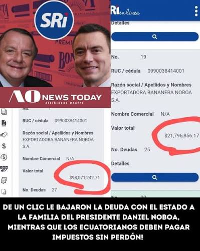 CondorMensajero's tweet photo. @politikcorrecta @rossignoli_c @PazJervis @luisesgo @USFQ_Ecuador @ClaudiaRoura @carlosrojasecu La única economía que esta bien en el  Ecuador es, la economía privada del Presi https://t.co/VZyfqZQu5V