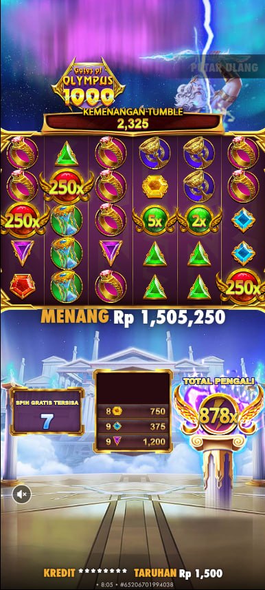 XNagaHitam's tweet photo. 🔥 GATES OF OLYMPUS 1000 MODE DEWA! 
Dari tumble 2.325 + multiplier gila 878x
langsung ngegas ke free spin 12x
Total pengali 1.736x
MENANG Rp 22.500.000! 
Modal taruhan cuma Rp 1.500 aja

👉Join: https://t.co/QNQ2qXV76g 
👉Join: https://t.co/8S1iAo6nvt https://t.co/zkNmrcY2V0