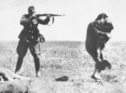 CptAllenHistory's tweet photo. On This Day — August 16, 1941

For the first time, the Nazi death squads began openly listing the Jewish women and children they had murdered.

In the opening weeks of the invasion of the Soviet Union, the Einsatzgruppen mostly shot Jewish men. That changed in mid-August 1941. Their own reports now recorded entire families: mothers, daughters, infants.

They stopped pretending this was about “partisans” or “Communists.”

They were now killing every Jew they could find, regardless of age or sex.

Around the same time, Heinrich Himmler traveled east and watched a “special operation” near Minsk. The psychological toll on the shooters was already becoming a problem. The mass graves were filling too slowly. An internal assessment admitted the Einsatzgruppen “could not be a quick solution to the Jewish question.”

The search for a faster method of mass murder began and would lead to the death camps, gas chambers, and crematoria.

August 1941 was the moment the Holocaust by Bullets became total genocide.