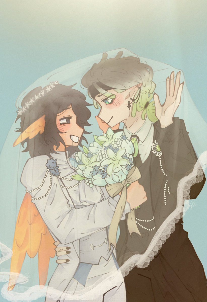 Anxx_10's tweet photo. Day 6: Wedding!

#Naukosick #NaukosickMonth #NaukosickWeek https://t.co/f4MRcMNrmw