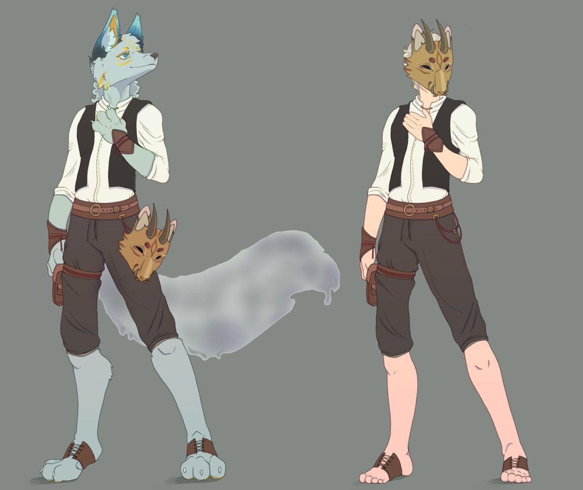 Myth0phosfox's tweet photo. Commission for a friend! 
-----------------------------
#commissionwork #characterdesignㅤ https://t.co/3fSIMEzZKk
