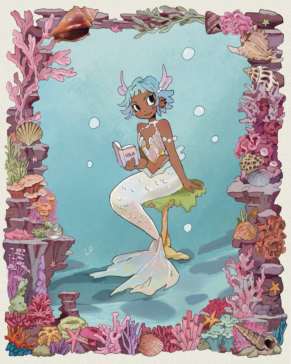 LibbyFrame's tweet photo. Siren's Song cover illustrations https://t.co/QyLZKXiYY6