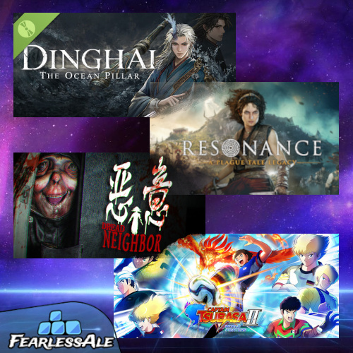 FearlessAle18's tweet photo. 🔹 Hoy especial 18:30 Arg / 15:30hs Méx: #DinghaiTheOceanPillar (demo) + #ResonanceAPlagueTale + #DreadNeighbor + #CaptainTsubasa2 . ¡Los espero!
👉 https://t.co/TQzYo8CYym
Tiktok, Youtube, Kick 👉 FearlessAle
#CreadorBandai #Videojuegos #twitchtv #twitch #Kick #YouTubeLive https://t.co/Edj0pMywCA