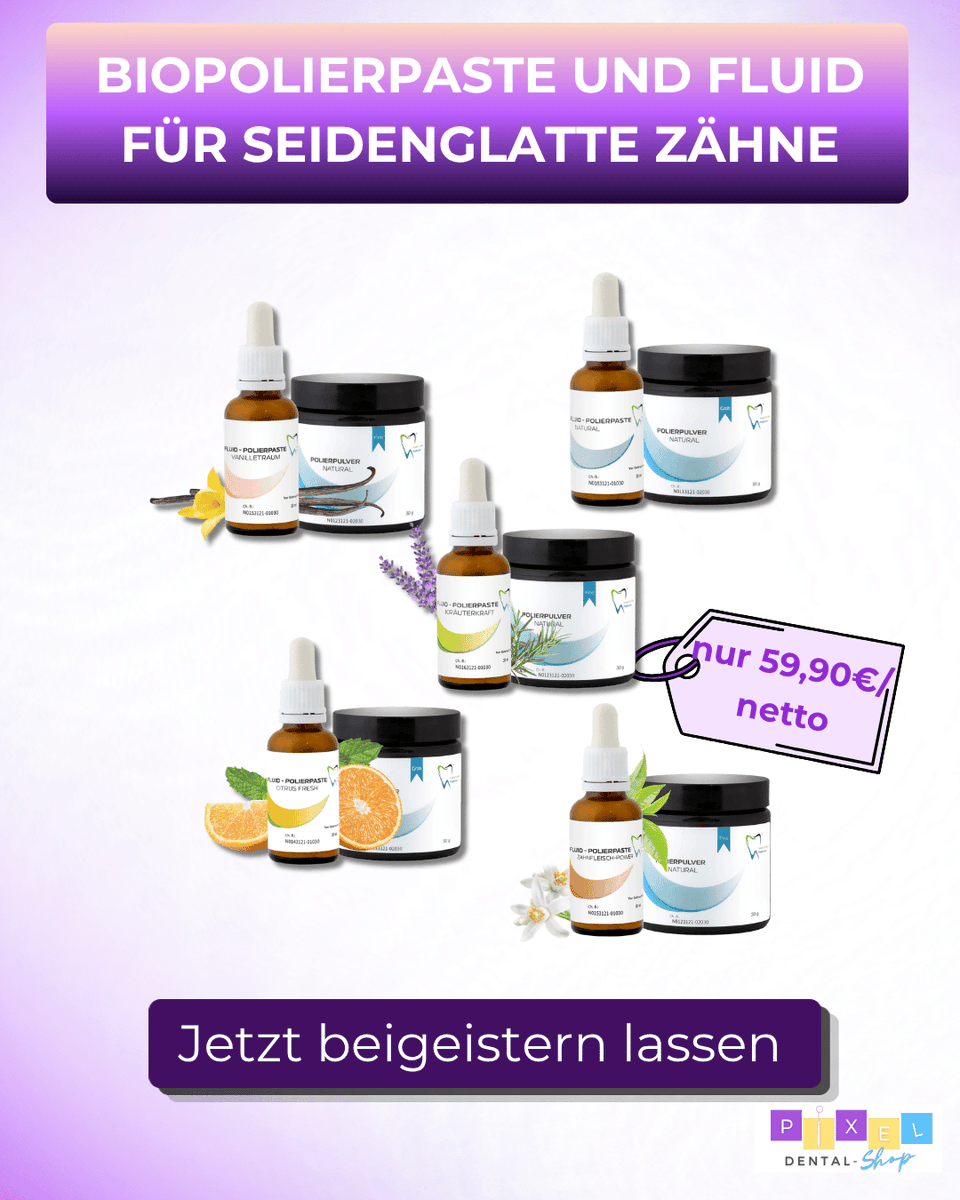 pixel_dental's tweet photo. Bio-Zahnfleischbalsam-System von https://t.co/qQkknvAByU: beruhigt, schützt und unterstützt die Regeneration nach dem Scaling.
https://t.co/TB5QtSB64s https://t.co/fZqGtkGQ08