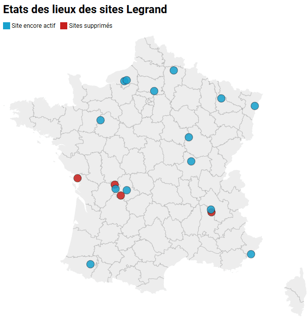 AlexXplore's tweet photo. 🇫🇷 Legrand va fermer 4 usines en France !  

🏭 Legrand va cesser l’activité de quatre usines françaises d’ici fin 2028 : Pont-en-Royans, Lagord, Confolens et Châlus.   

📉 Sa production dans le pays a chuté de 17 % entre 2019 et 2025, surtout à cause de la crise de l’immobilier.   

👥 Le plan concerne 178 salariés, soit environ 10 % de l’effectif industriel français.   

🔄 L’activité sera transférée vers Limoges, Sillé-le-Guillaume et Saint-Marcellin.   

📍 Le groupe passera ainsi de 18 à 14 usines en France, en parallèle, Legrand promet 80 millions d’euros d’investissements d’ici 2028, dont 60 millions pour la transition numérique et énergétique.

🤔Peut-on vraiment rester compétitif en France avec moins d’usines, mais plus grandes ?