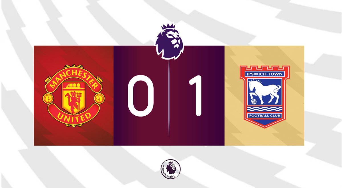 Mercado_Ingles's tweet photo. ⚽️🏴󠁧󠁢󠁥󠁮󠁧󠁿 28' GOL DE LEIF DAVIS

Tremendo gol del Ipswich Town con otro error defensivo del Manchester United

Manchester United 0-1 Ipswich Town https://t.co/Q9RsxGxxio