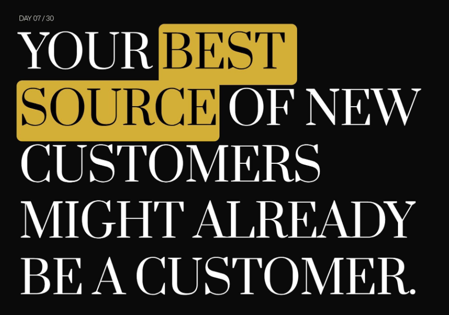 TApproachUS's tweet photo. Day 07/30
Your best source of new customers might already be a customer.
Think about it.
You finish a job.
The customer is happy.
They trust you.
They'd probably recommend you.
But nobody asks.
So the opportunity disappears. https://t.co/2EW1Xmi0St