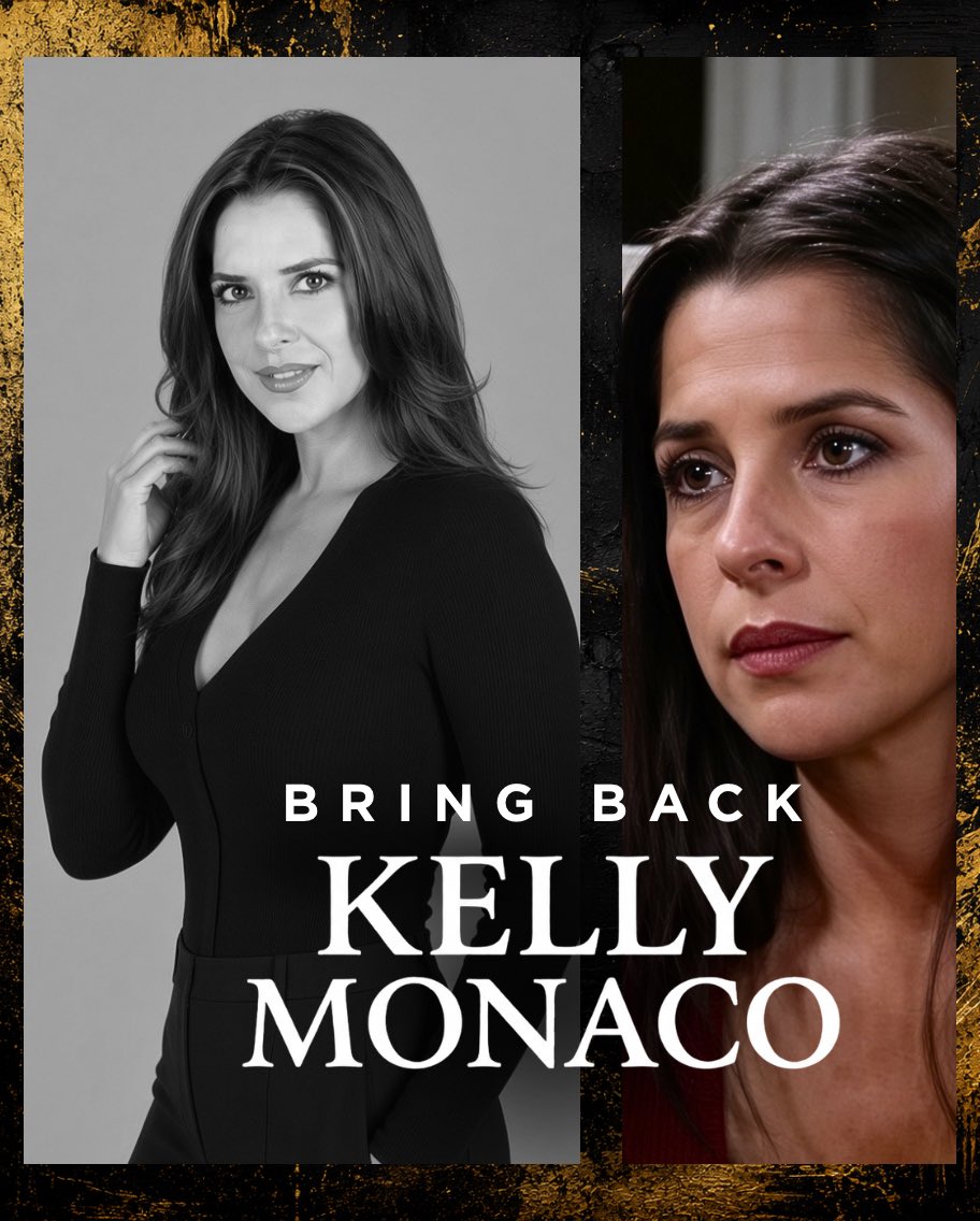 GHfan05's tweet photo. Kelly Monaco belongs back on #GH.

Bring her home.

@kellymonaco1 @GeneralHospital @valentinifrank @nathanvarni
#IStandWithKelly #BringBackKellyMonaco https://t.co/vYZp5JaDIC