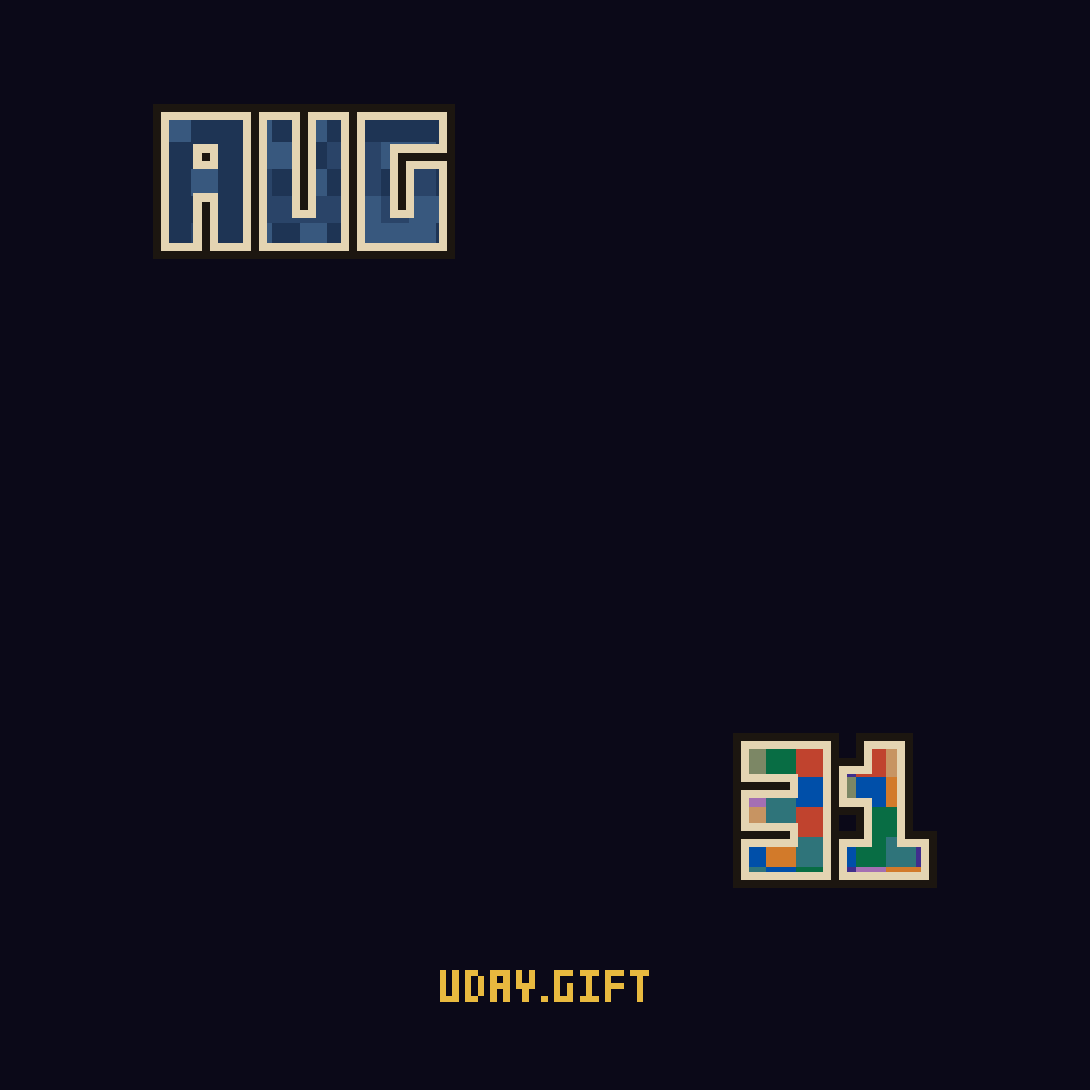udaygift's tweet photo. AUG 31 is lit onchain.

1 piece carry this date, held by 1 wallet. Today 1 USDG is waiting for them.

One day a year, this one is the only one that matters. https://t.co/l8G2g37Ici